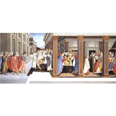 Baptism of St Zenobius and His Appointment as Bishop Painting Reproduction