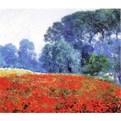 Poppy Field Painting Reproduction