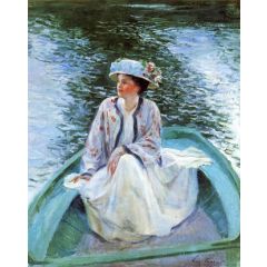 On the River’s Edge Painting Reproduction