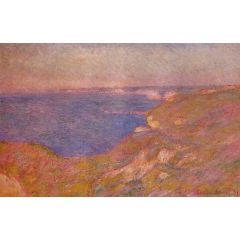 On the Cliff near Dieppe Painting Reproduction
