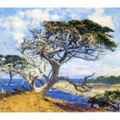 Monterey Cypress Painting Reproduction