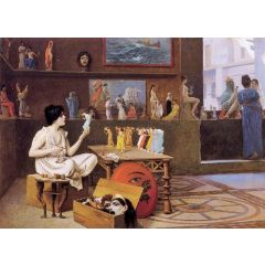 Painting Breathes Life into Sculpture Painting Reproduction