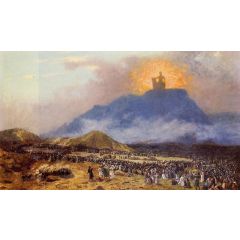 Moses on Mount Sinai Painting Reproduction