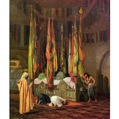 The Tomb of Hazrat Imam Hisain Allahis Salam Painting Reproduction