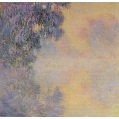 Arm of the Seine near Giverny in the Fog Painting Reproduction