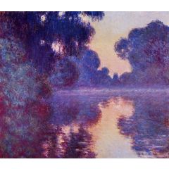 Arm of the Seine near Giverny at Sunrise Painting Reproduction