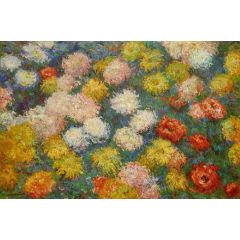 Chrysanthemums Painting Reproduction