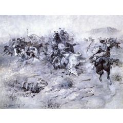 The Making of a Warrior Painting Reproduction