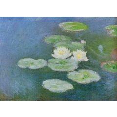 Water-Lilies, Evening Effect Painting Reproduction