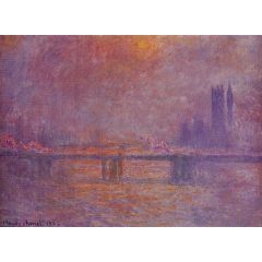 Charing Cross Bridge, The Thames Painting Reproduction