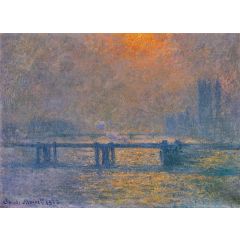 Charing Cross Bridge, The Thames Painting Reproduction