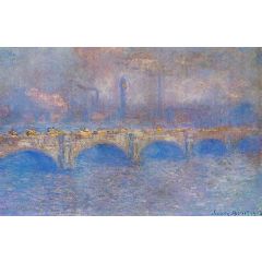 Waterloo Bridge, Sunlight Effect Painting Reproduction