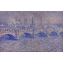 Waterloo Bridge, Sunlight Effect Painting Reproduction