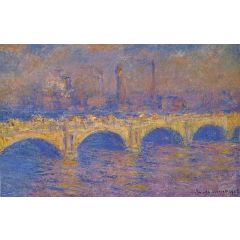 Waterloo Bridge, Sunlight Effect Painting Reproduction