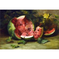 Cracked Watermelon Painting Reproduction