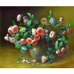 Rambling Roses Painting Reproduction