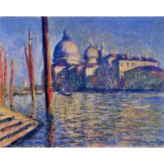 The Grand Canal and Santa Maria della Salute Painting Reproduction