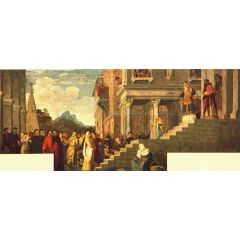 Presentation of the Virgin at the Temple Painting Reproduction