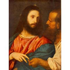 The Tribute Money Painting Reproduction