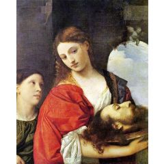 Judith with the Head of Holofernes Painting Reproduction