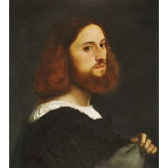 Portrait of a Man Painting Reproduction