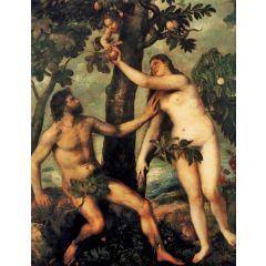 Adam and Eve Painting Reproduction