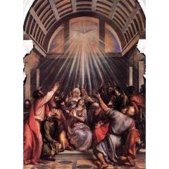 The Descent of the Holy Ghost Painting Reproduction