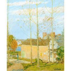 The Barn, Cos Cob Painting Reproduction