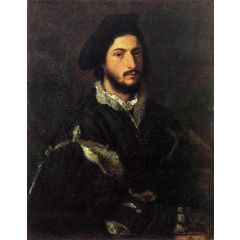 Portrait of Tomaso or Vincenzo Mosti Painting Reproduction