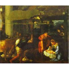 Adoration of the Shepherds Painting Reproduction