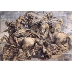 The Battle of Anghiari, copy after leonardo da Vinci Painting Reproduction
