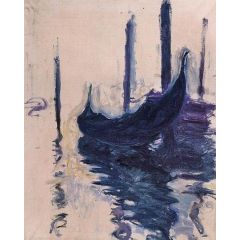 Gondola in Venice Painting Reproduction