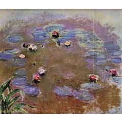 Water-Lilies, detail Painting Reproduction