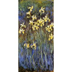 Yellow Irises Painting Reproduction