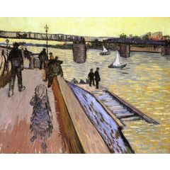 The Bridge at Trinquetaille Painting Reproduction