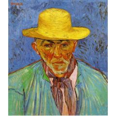 Portrait of Patience Escalier, Shepherd in Provence Painting Reproduction