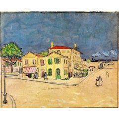 Vincent’s House in Arles, also known as The Yellow House Painting Reproduction