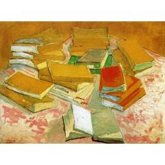Still Life: French Novels Painting Reproduction