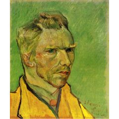 Self Portrait Dedicated to Charles Laval Painting Reproduction