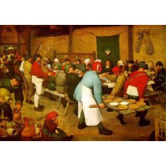 Peasant wedding Painting Reproduction