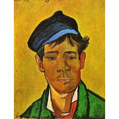 Young Man with a Cap Painting Reproduction