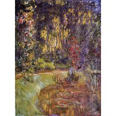 Water-Lily Pond at Giverny Painting Reproduction