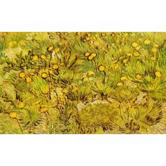 A Field of Yellow Flowers Painting Reproduction