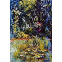 The Water-Lily Pond Painting Reproduction