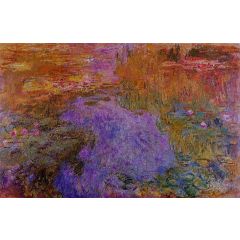 The Water-Lily Pond Painting Reproduction