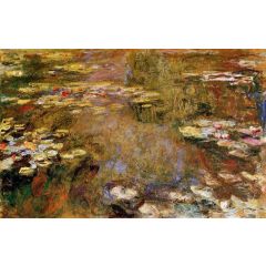 The Water-Lily Pond Painting Reproduction