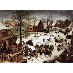 The Census at Bethlehem Painting Reproduction