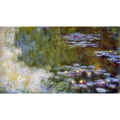 The Water-Lily Pond Painting Reproduction