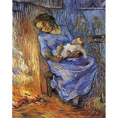 The Man is at Sea, after Demont-Breton Painting Reproduction