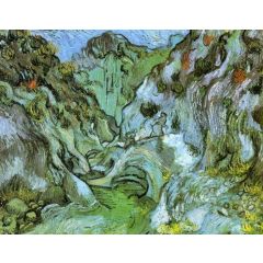 Le Peiroulets Ravine Painting Reproduction
